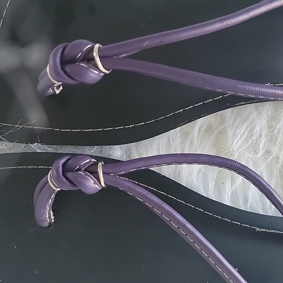 Purple Jamaican Handmade Sandals - Picture 2 of 3